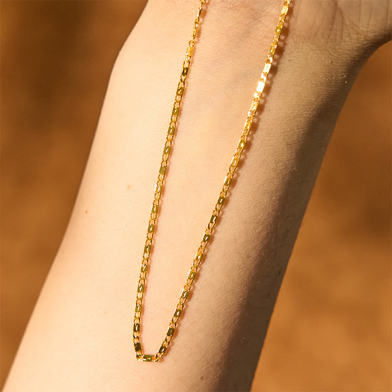 Gold plated Copper Brass Rotatable Windmill Luck Necklace Pendant