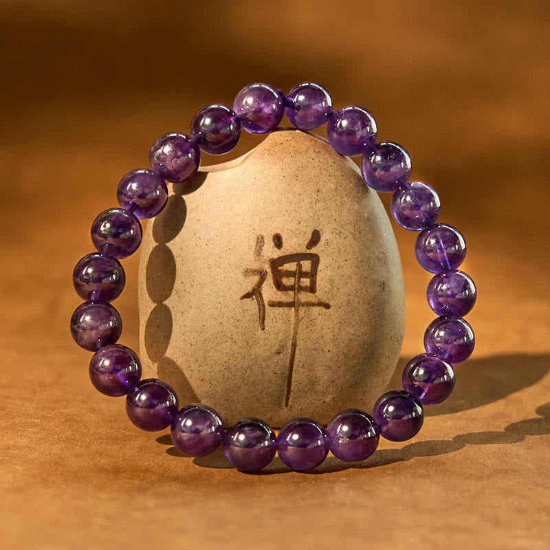 Natural Amethyst Inner Peace Meditation Bracelet