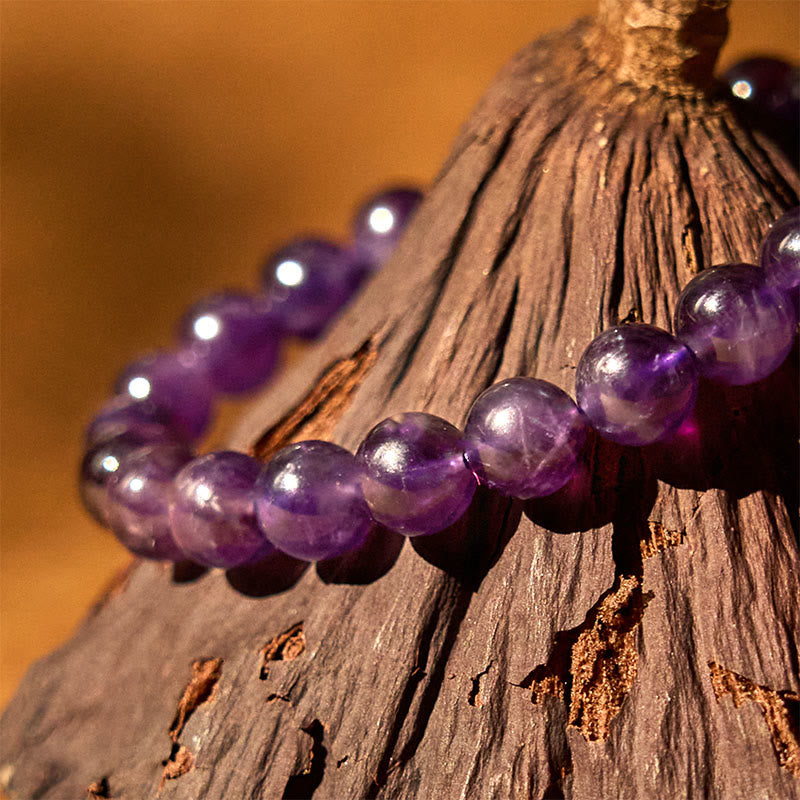 Natural Amethyst Inner Peace Meditation Bracelet