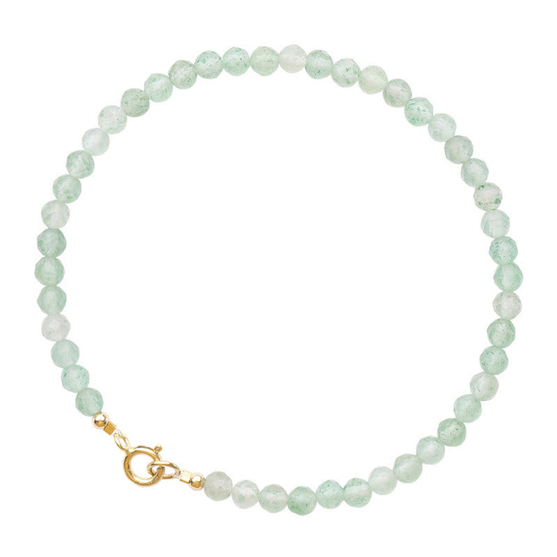 3mm Small Green Aventurine Ultra-Thin Beads Luck Bracelet