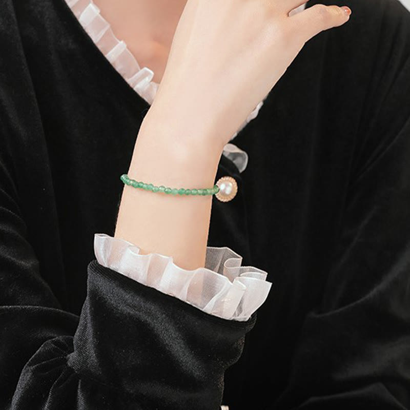 3mm Small Green Aventurine Ultra-Thin Beads Luck Bracelet
