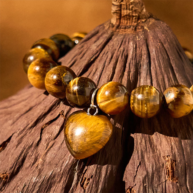 Various Crystal Green Aventurine Love Heart Balance Bracelet