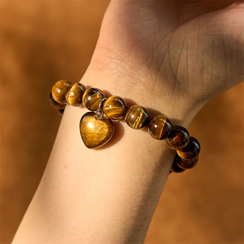 Various Crystal Green Aventurine Love Heart Balance Bracelet