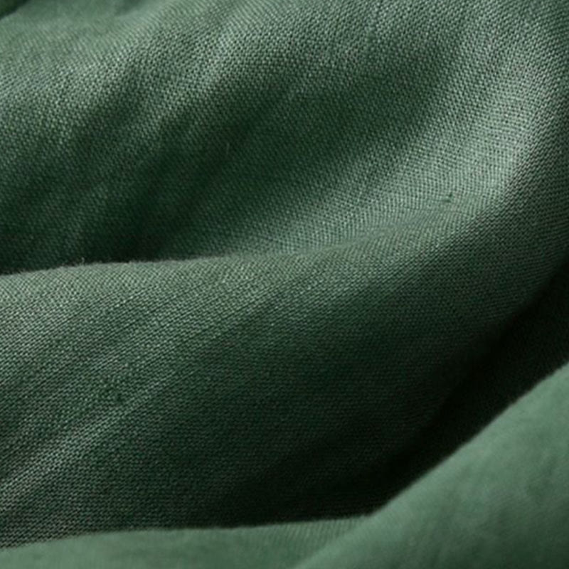 Cotton Linen Wide Leg Mindful Pleated Shorts