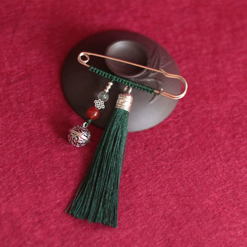 Retro Bell Tassels Brooch