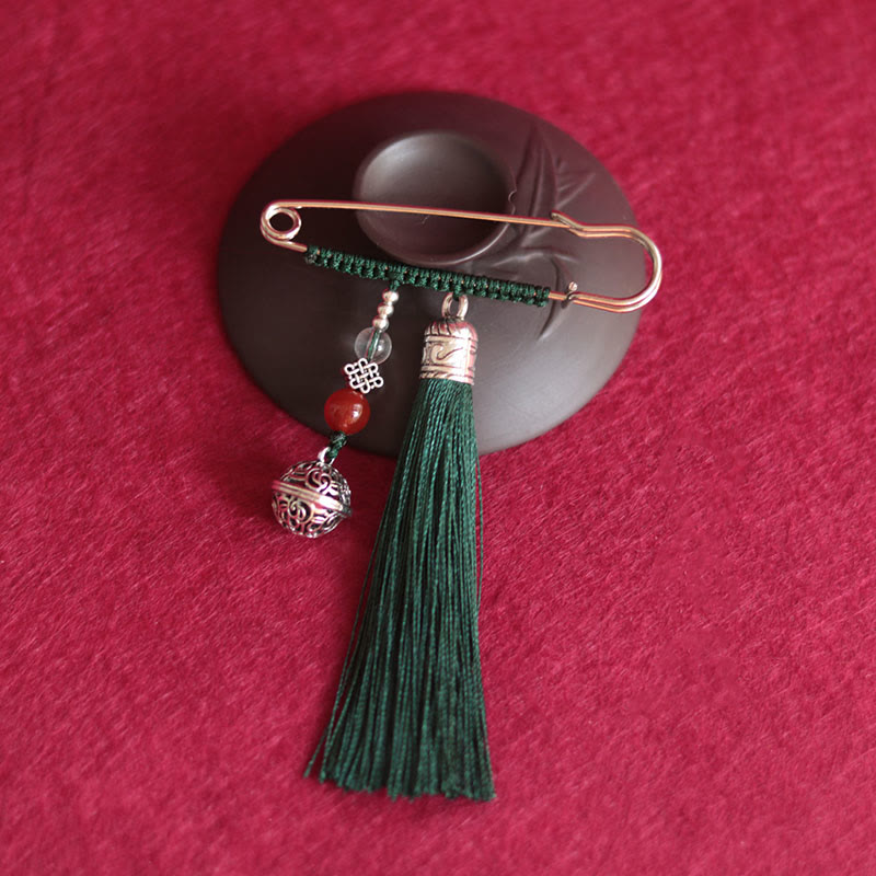 Retro Bell Tassels Brooch