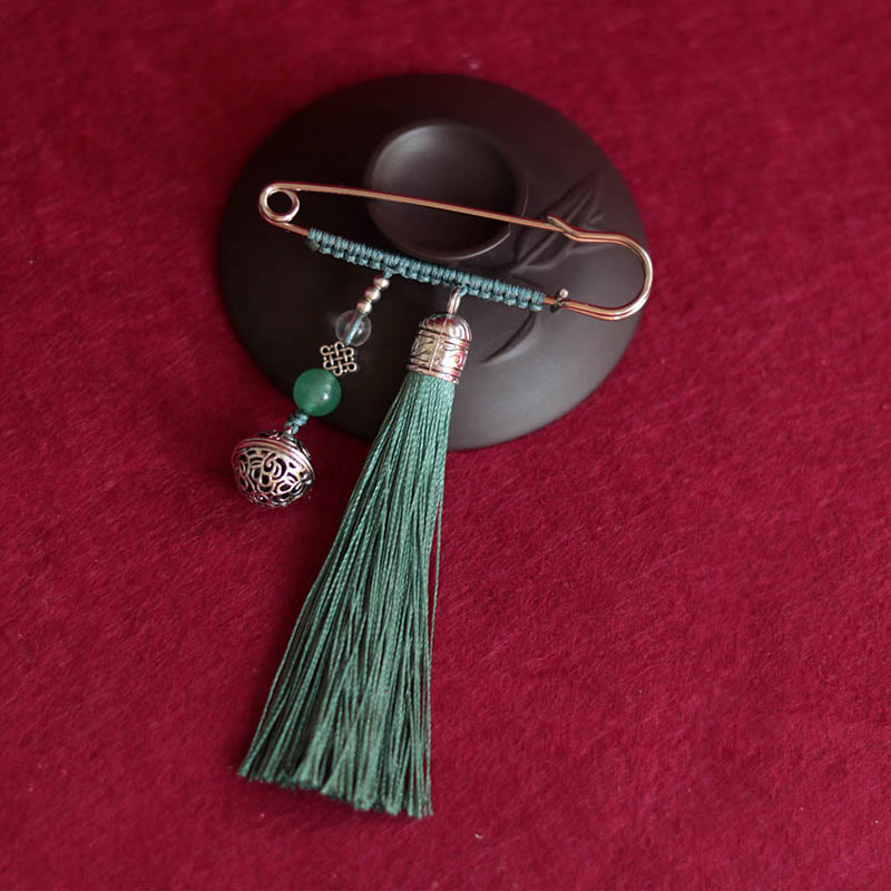 Retro Bell Tassels Brooch
