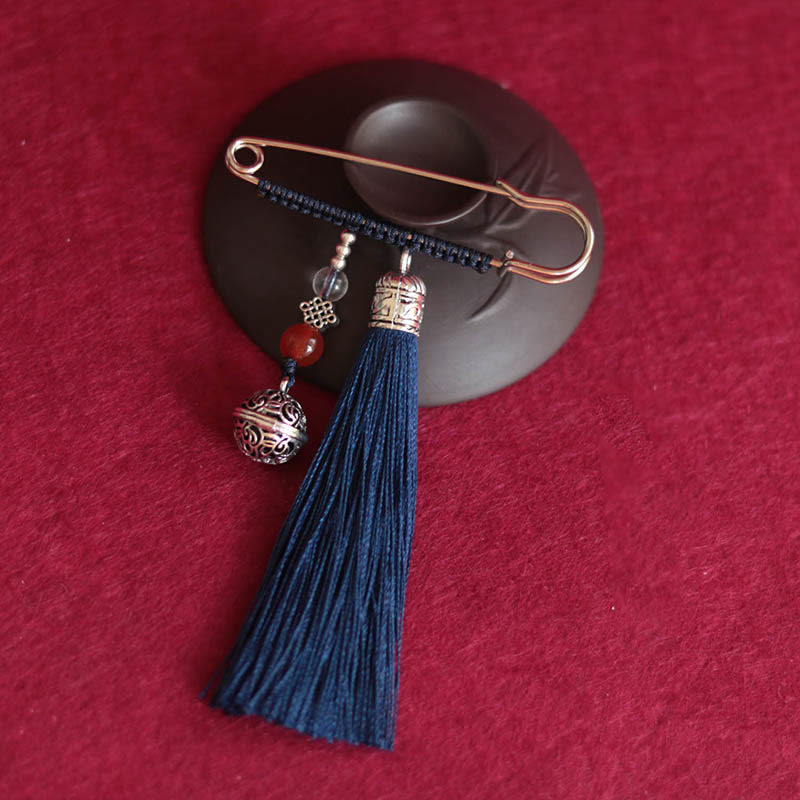 Retro Bell Tassels Brooch