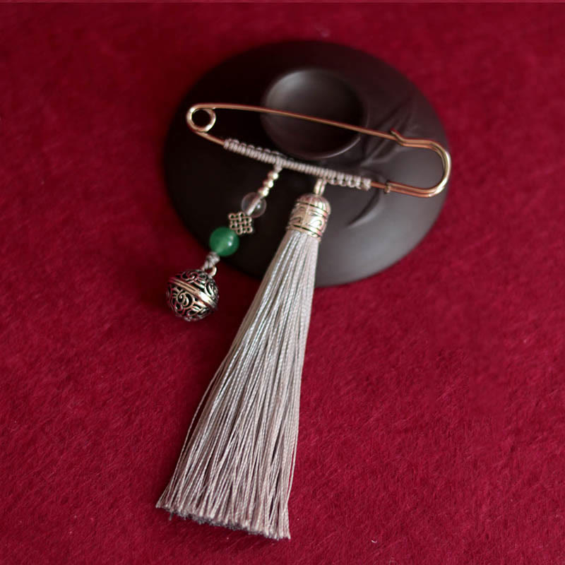 Retro Bell Tassels Brooch