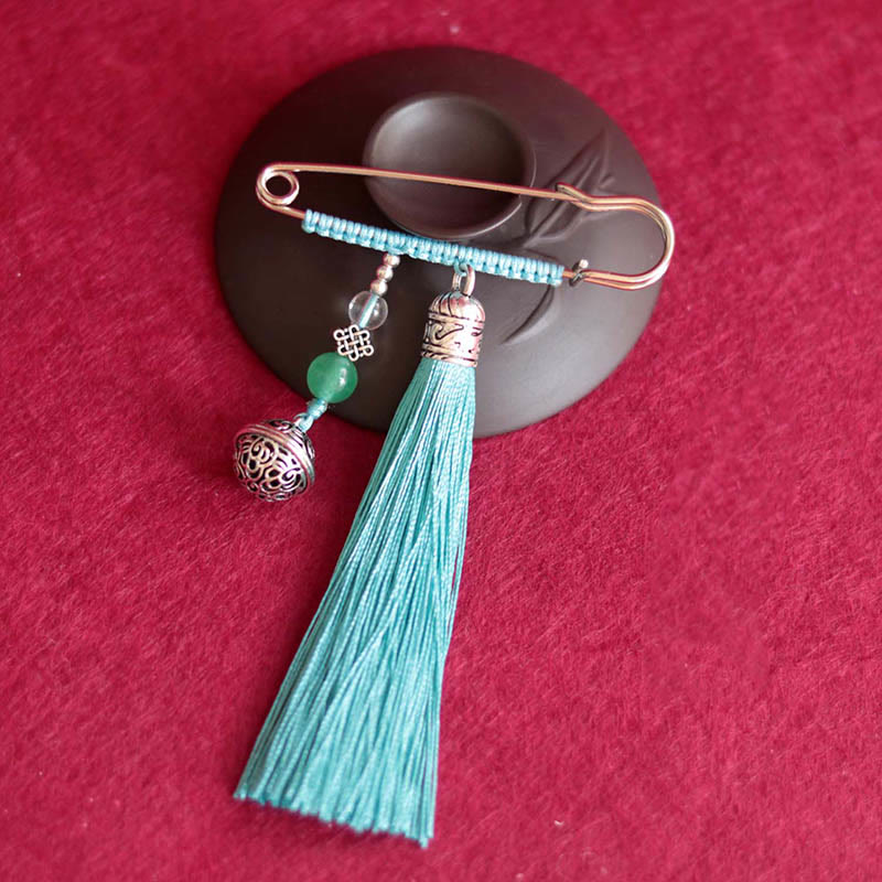 Retro Bell Tassels Brooch
