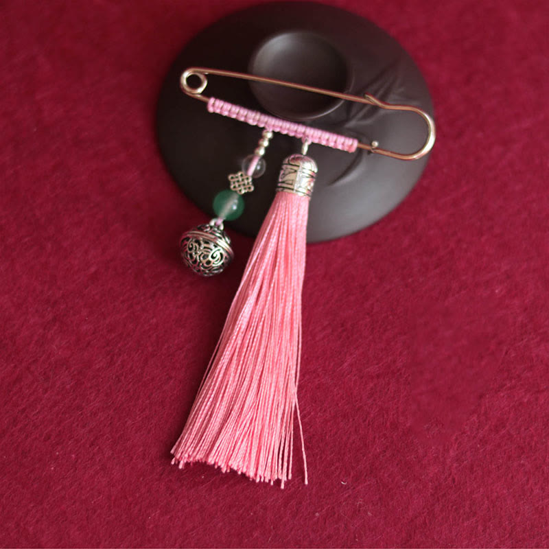 Retro Bell Tassels Brooch