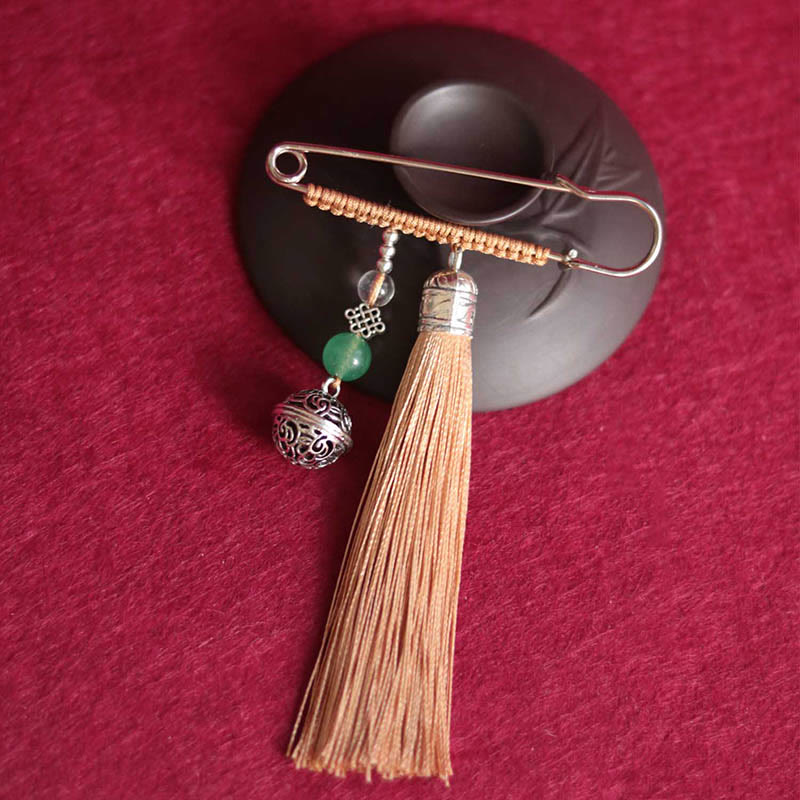 Retro Bell Tassels Brooch