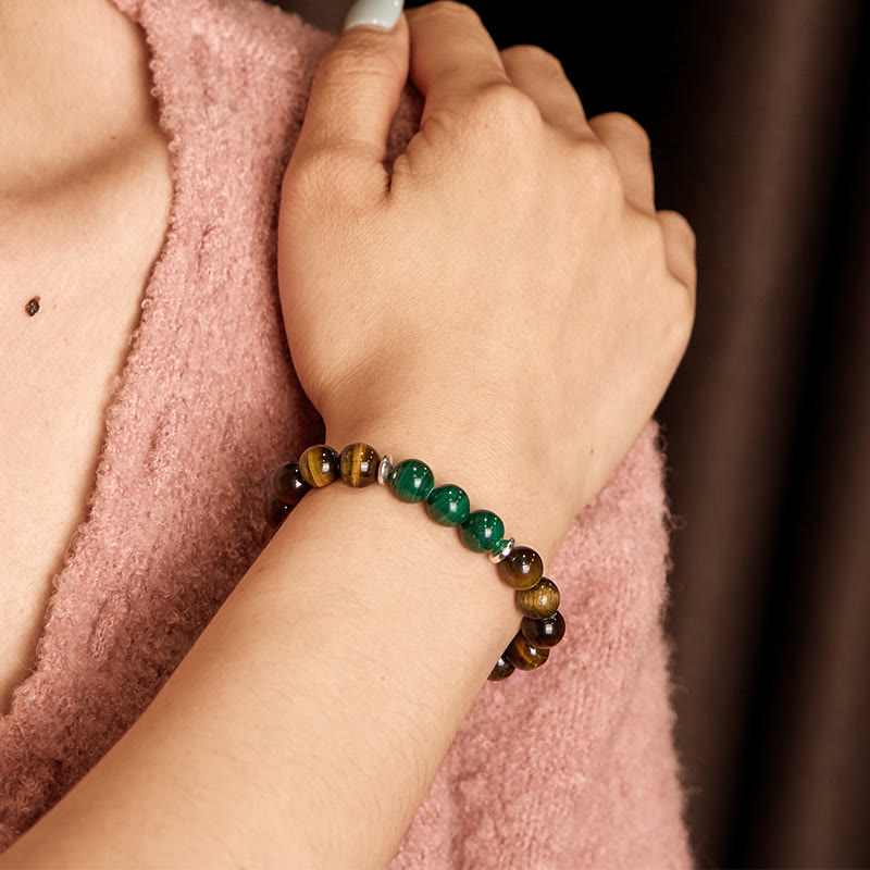 Tiger Eye Green Tiger Eye Courage Bracelet