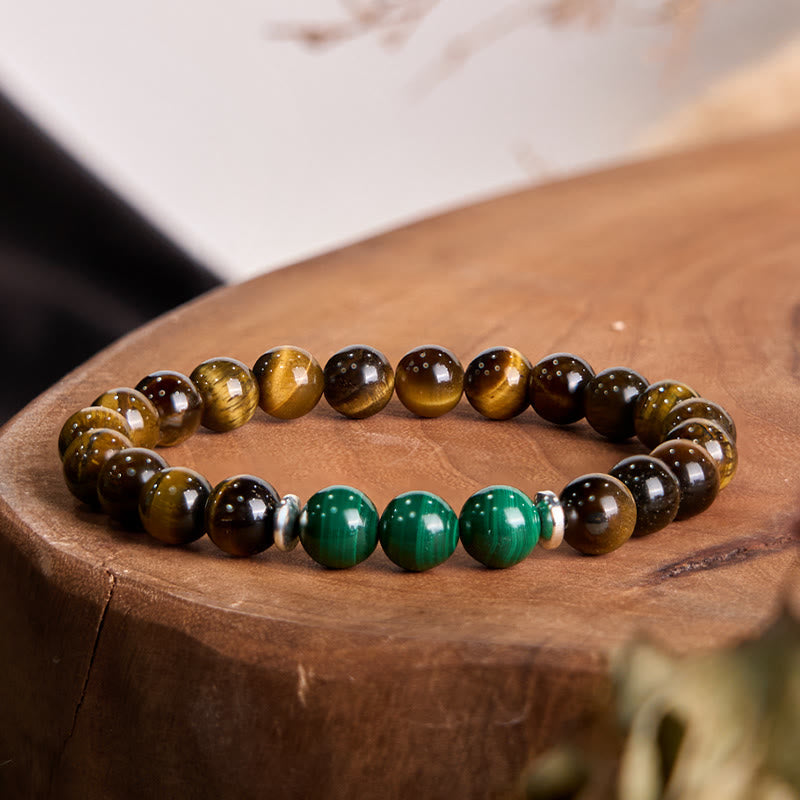 Tiger Eye Green Tiger Eye Courage Bracelet