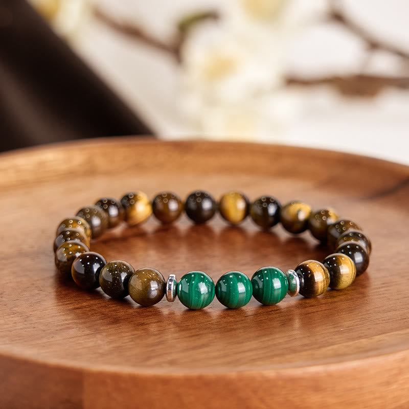 Tiger Eye Green Tiger Eye Courage Bracelet