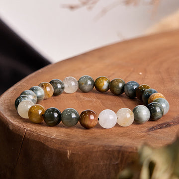 Natural Eagle's Eye Stone Confidence Positive Bracelet