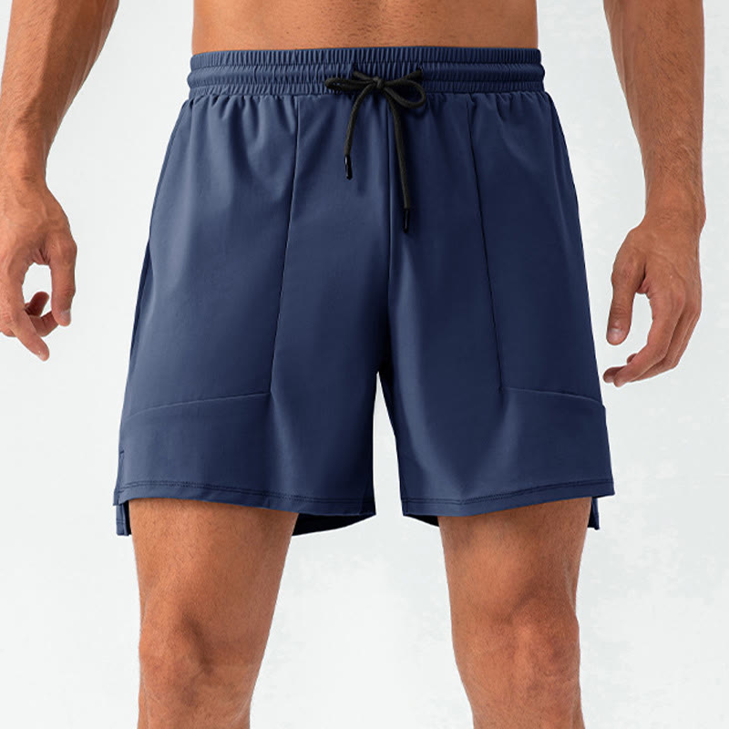 Men's Casual Nylon Quick Dry Sports Shorts With Pockets