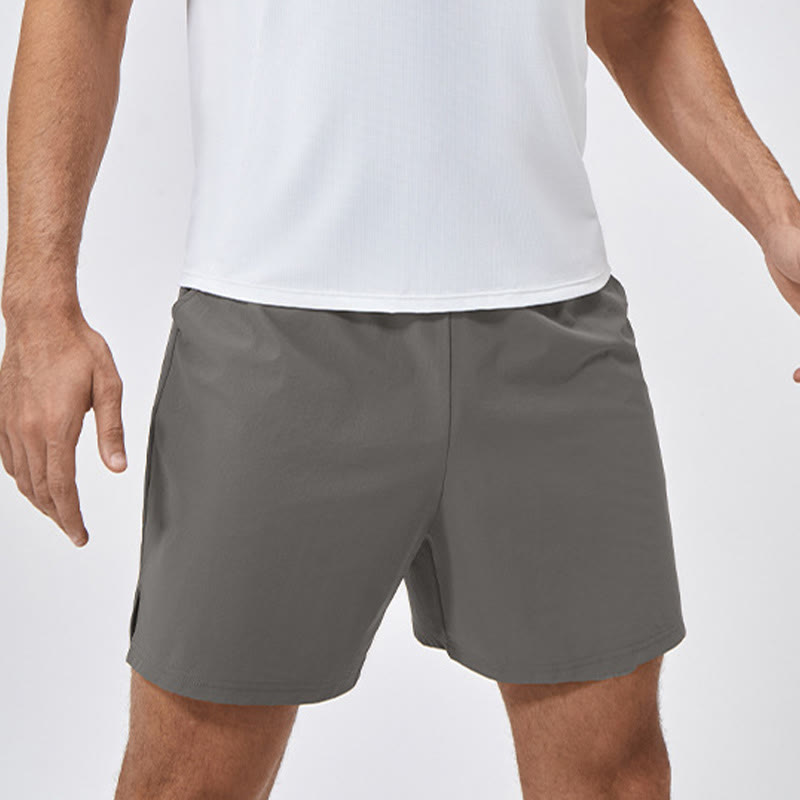 Men's Casual Loose Nylon Quick Dry Sports Shorts With Pockets