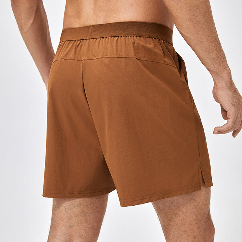 Men's Casual Loose Nylon Quick Dry Sports Shorts With Pockets
