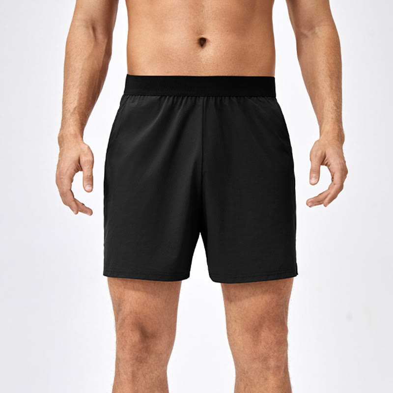 Men's Casual Loose Nylon Quick Dry Sports Shorts With Pockets
