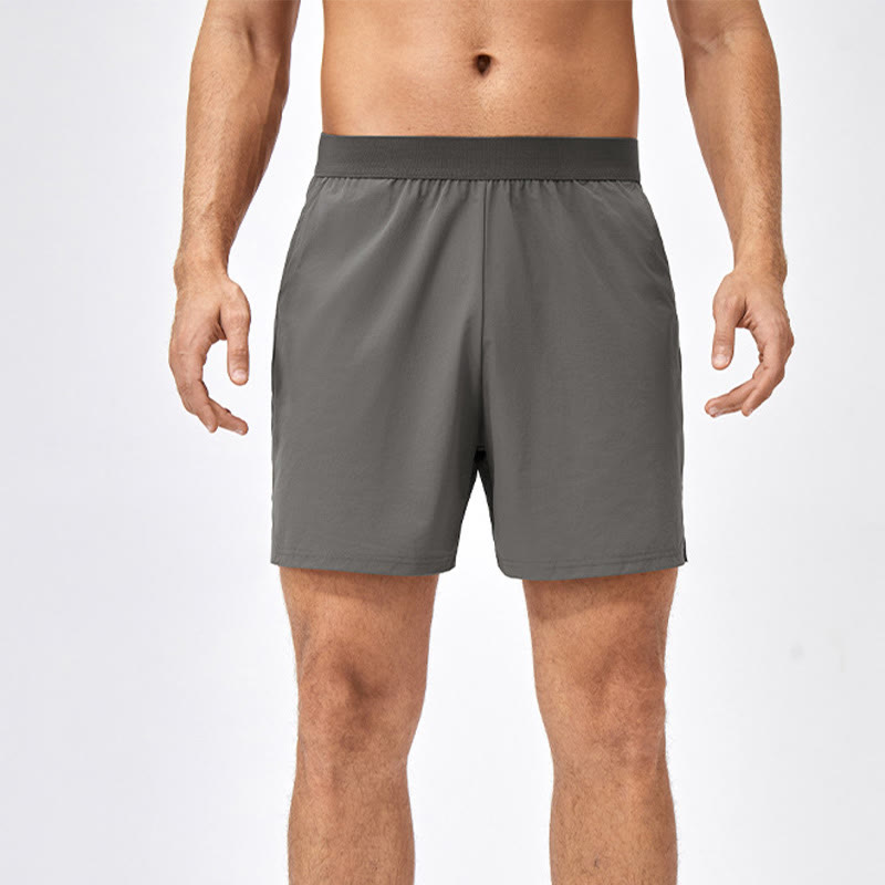 Men's Casual Loose Nylon Quick Dry Sports Shorts With Pockets