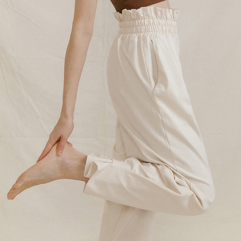 Breathable Soft-Touch Harem Meditation Pants
