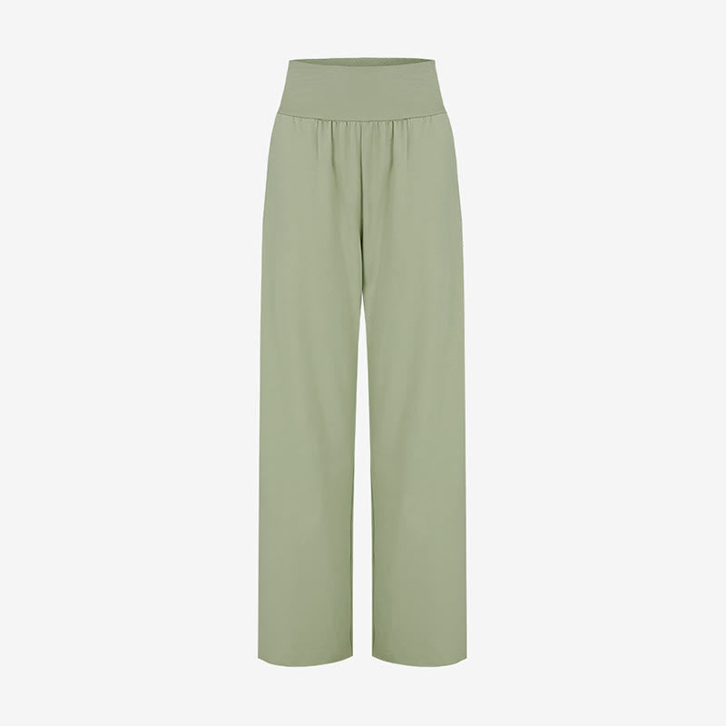 Adjustable Tie-Hem Breathable Meditation Harem Pants