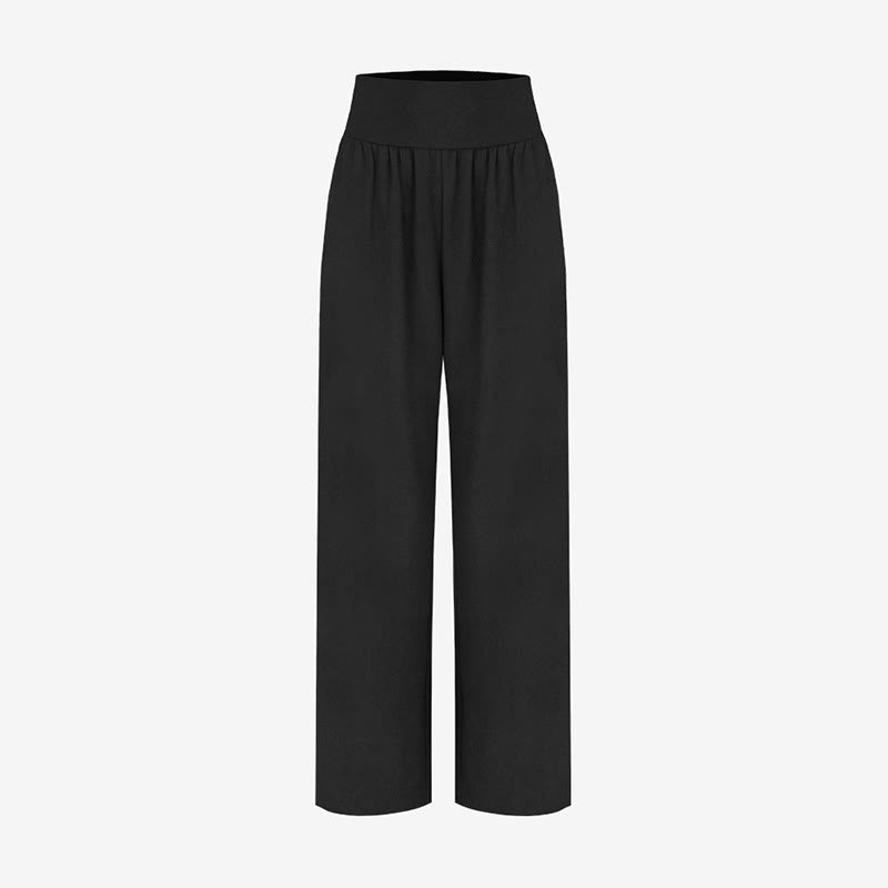 Adjustable Tie-Hem Breathable Meditation Harem Pants