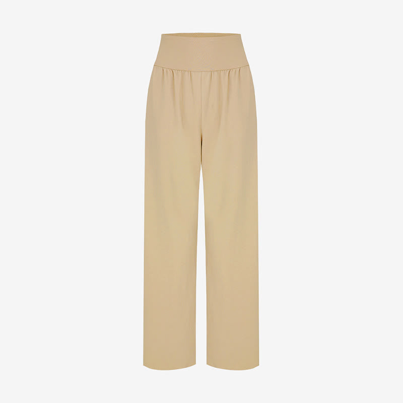 Adjustable Tie-Hem Breathable Meditation Harem Pants