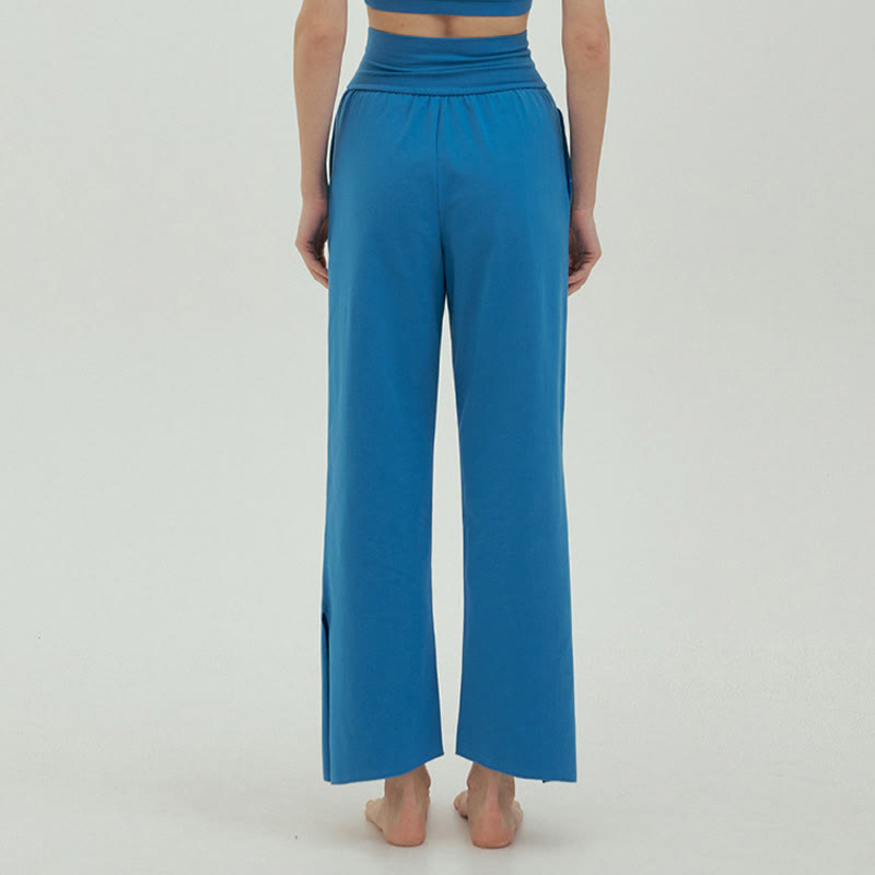 Adjustable Tie-Hem Breathable Meditation Harem Pants