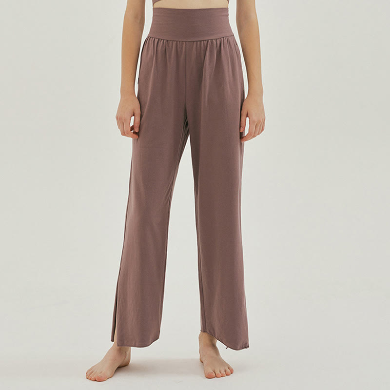 Adjustable Tie-Hem Breathable Meditation Harem Pants