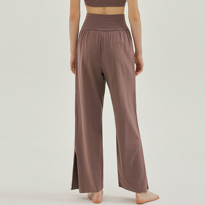 Adjustable Tie-Hem Breathable Meditation Harem Pants