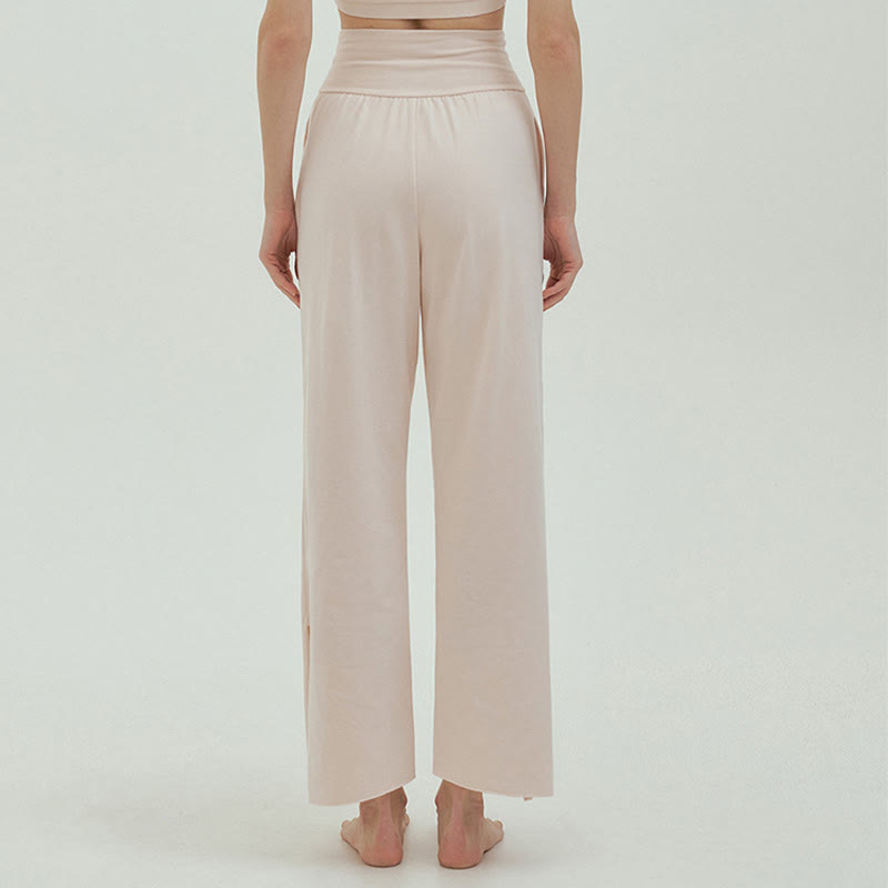 Adjustable Tie-Hem Breathable Meditation Harem Pants