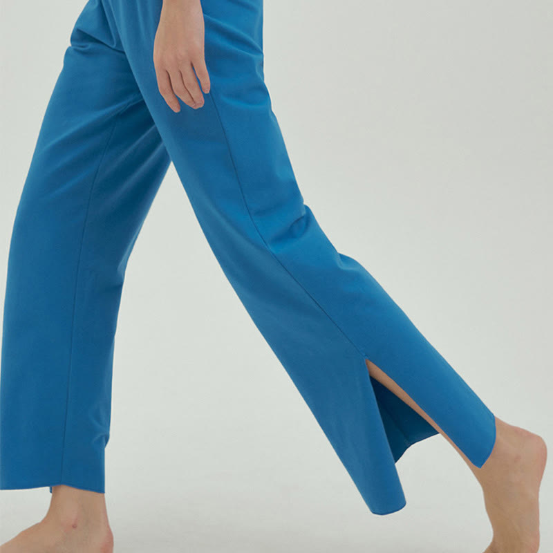 Adjustable Tie-Hem Breathable Meditation Harem Pants