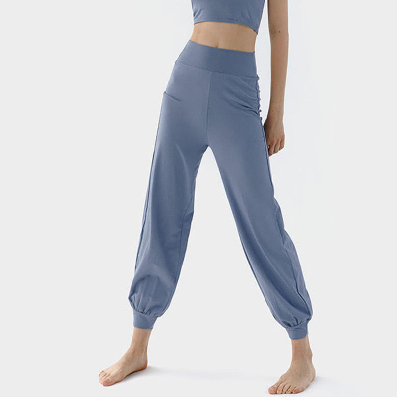 Breathable Quick-Dry High-Waist Harem Yoga Pants