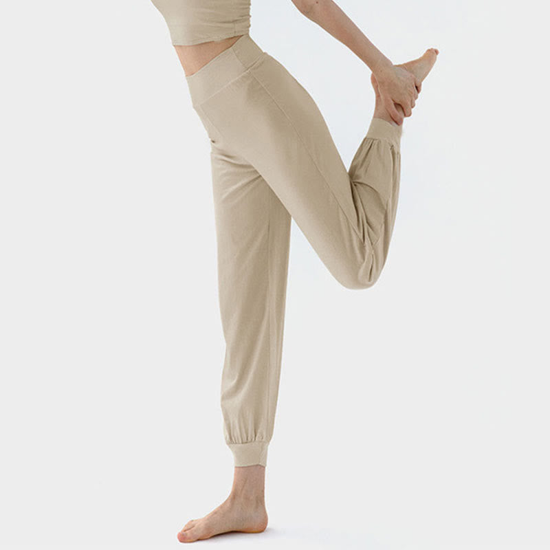 Breathable Quick-Dry High-Waist Harem Yoga Pants