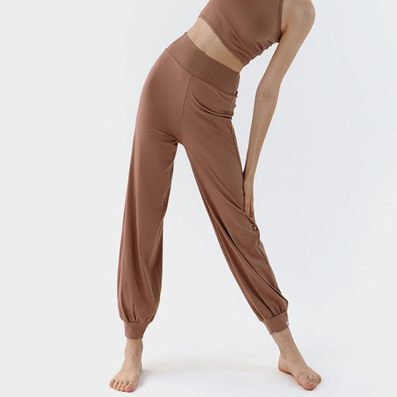 Breathable Quick-Dry High-Waist Harem Yoga Pants
