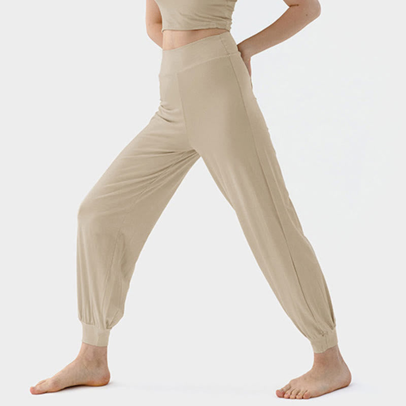 Breathable Quick-Dry High-Waist Harem Yoga Pants