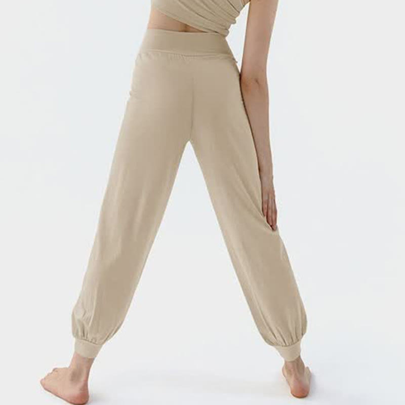 Breathable Quick-Dry High-Waist Harem Yoga Pants