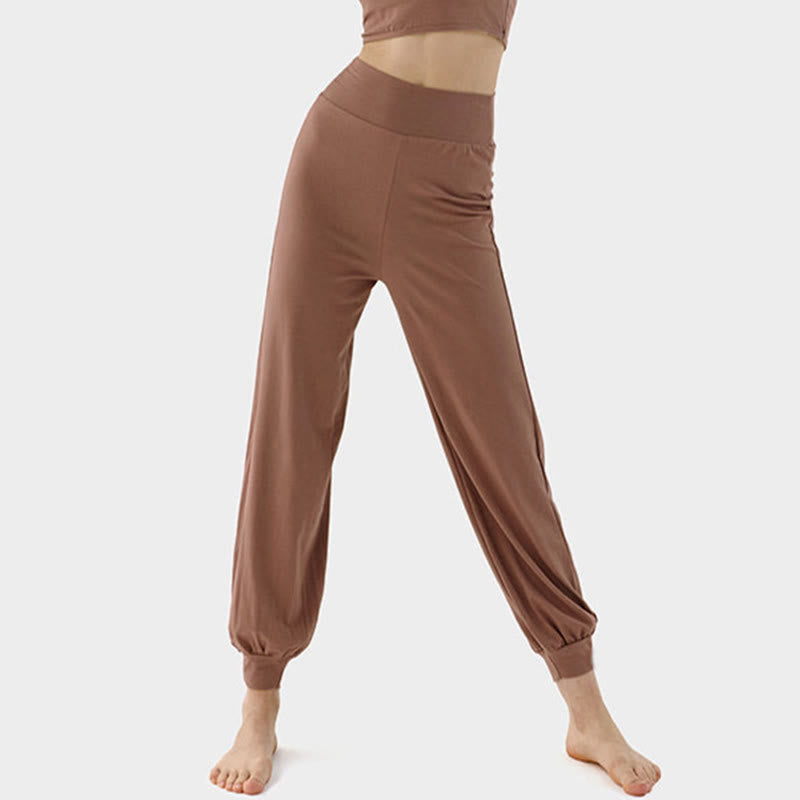 Breathable Quick-Dry High-Waist Harem Yoga Pants