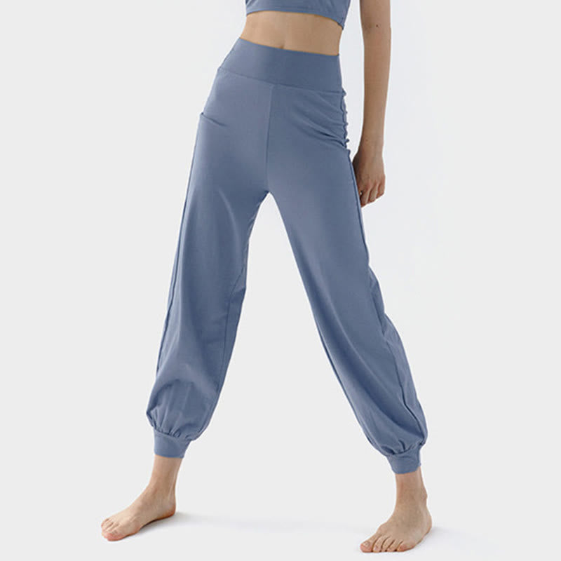 Breathable Quick-Dry High-Waist Harem Yoga Pants