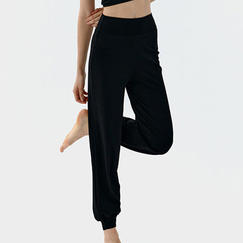 Breathable Quick-Dry High-Waist Harem Yoga Pants