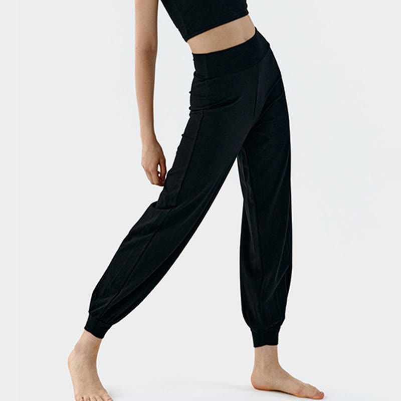 Breathable Quick-Dry High-Waist Harem Yoga Pants