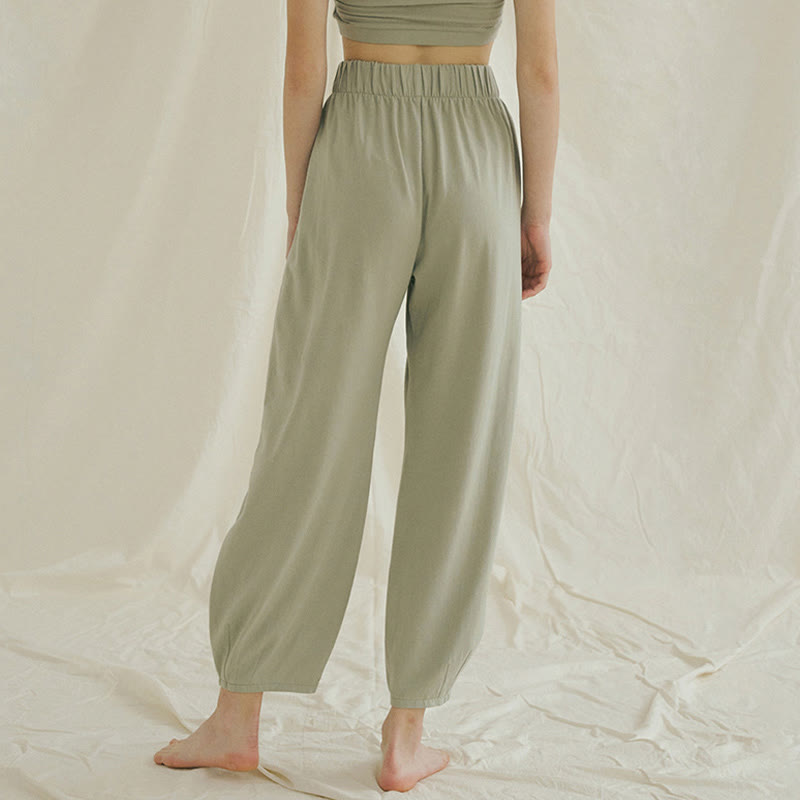 Tactile Breathable Loose Harem Meditation Pants