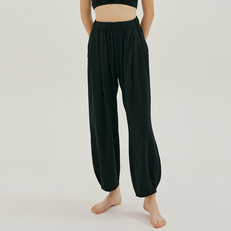 Tactile Breathable Loose Harem Meditation Pants