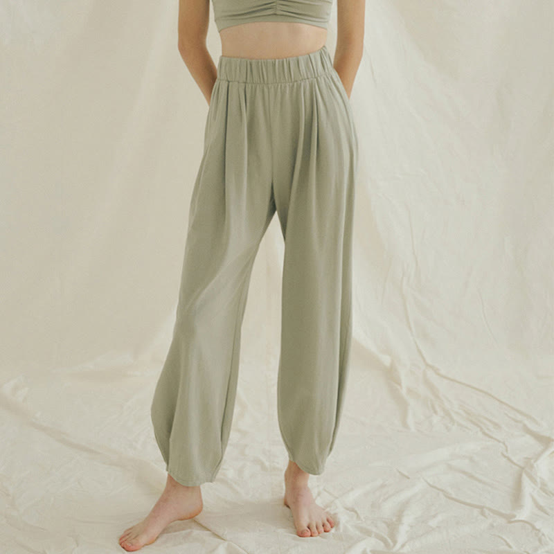 Tactile Breathable Loose Harem Meditation Pants
