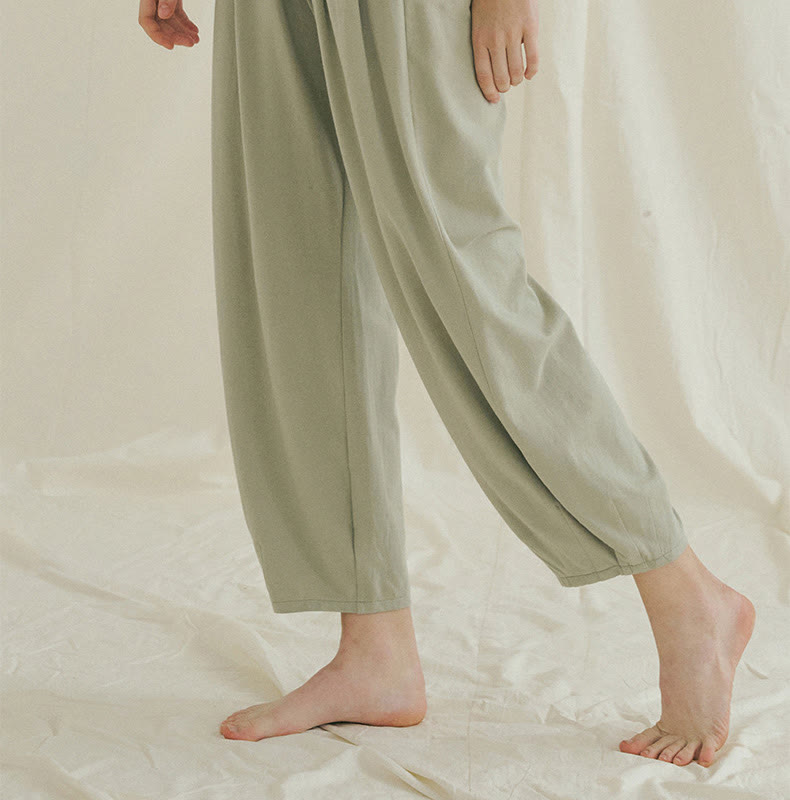 Tactile Breathable Loose Harem Meditation Pants