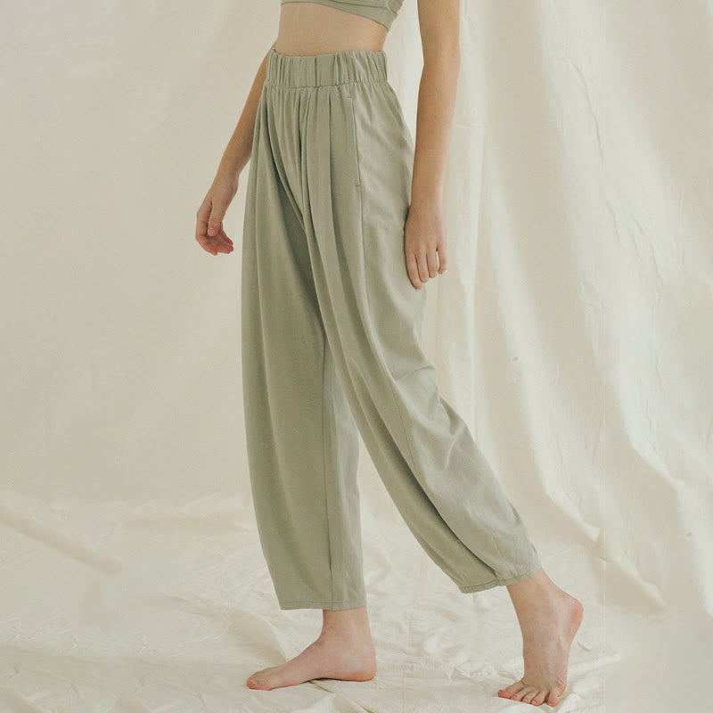 Tactile Breathable Loose Harem Meditation Pants