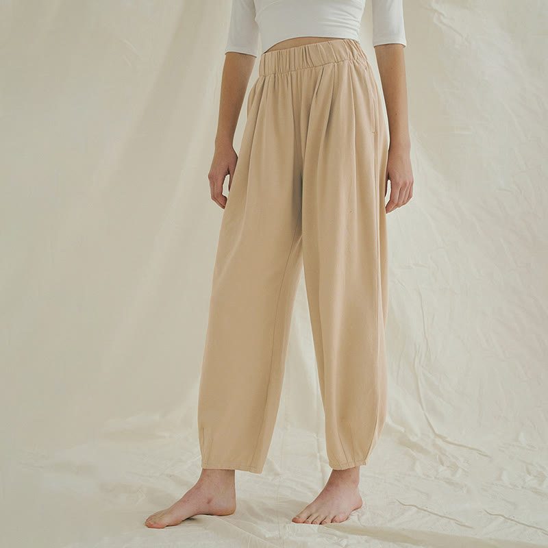Tactile Breathable Loose Harem Meditation Pants