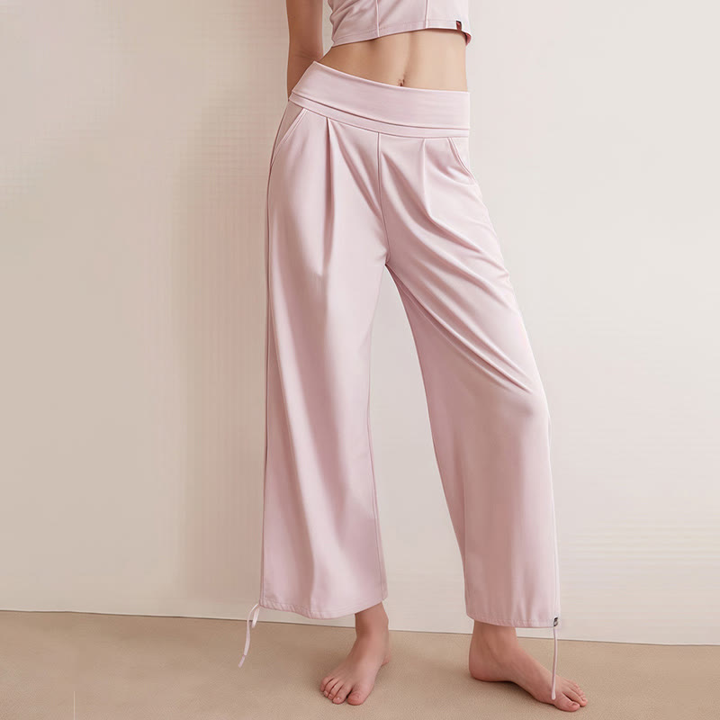 Breathable Drawstring Harem Mindful Movement Pants